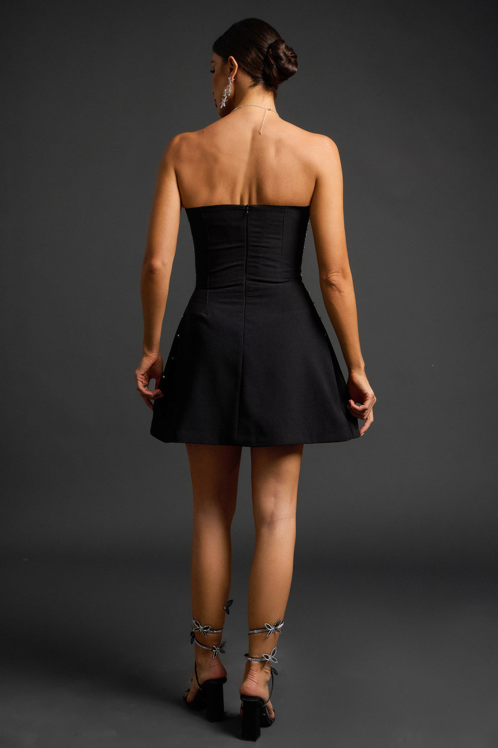 Strapless Diamond Mini Dress
