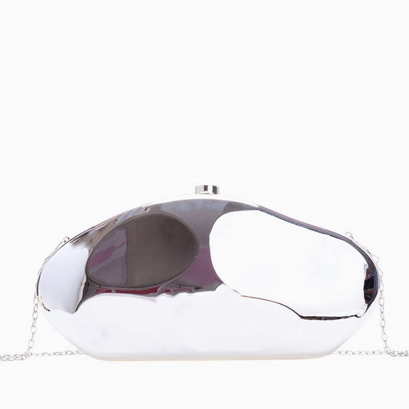 Alba Akrilik Mavi Clutch Çanta