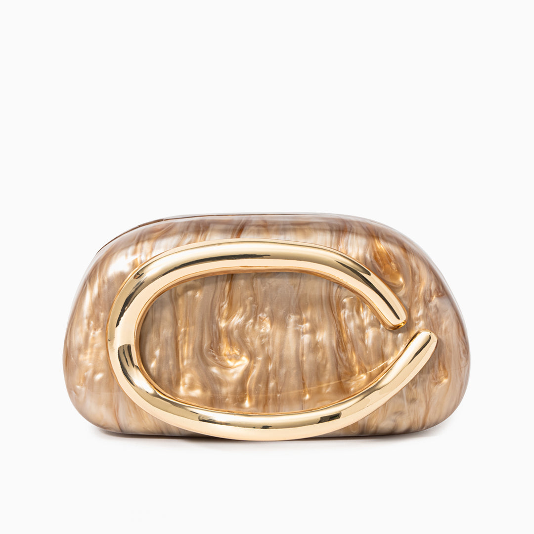 Dayja Gold Clutch Çanta