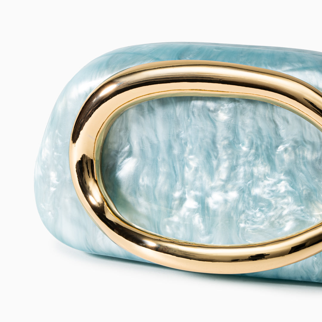 Dayja Mavi Clutch Çanta