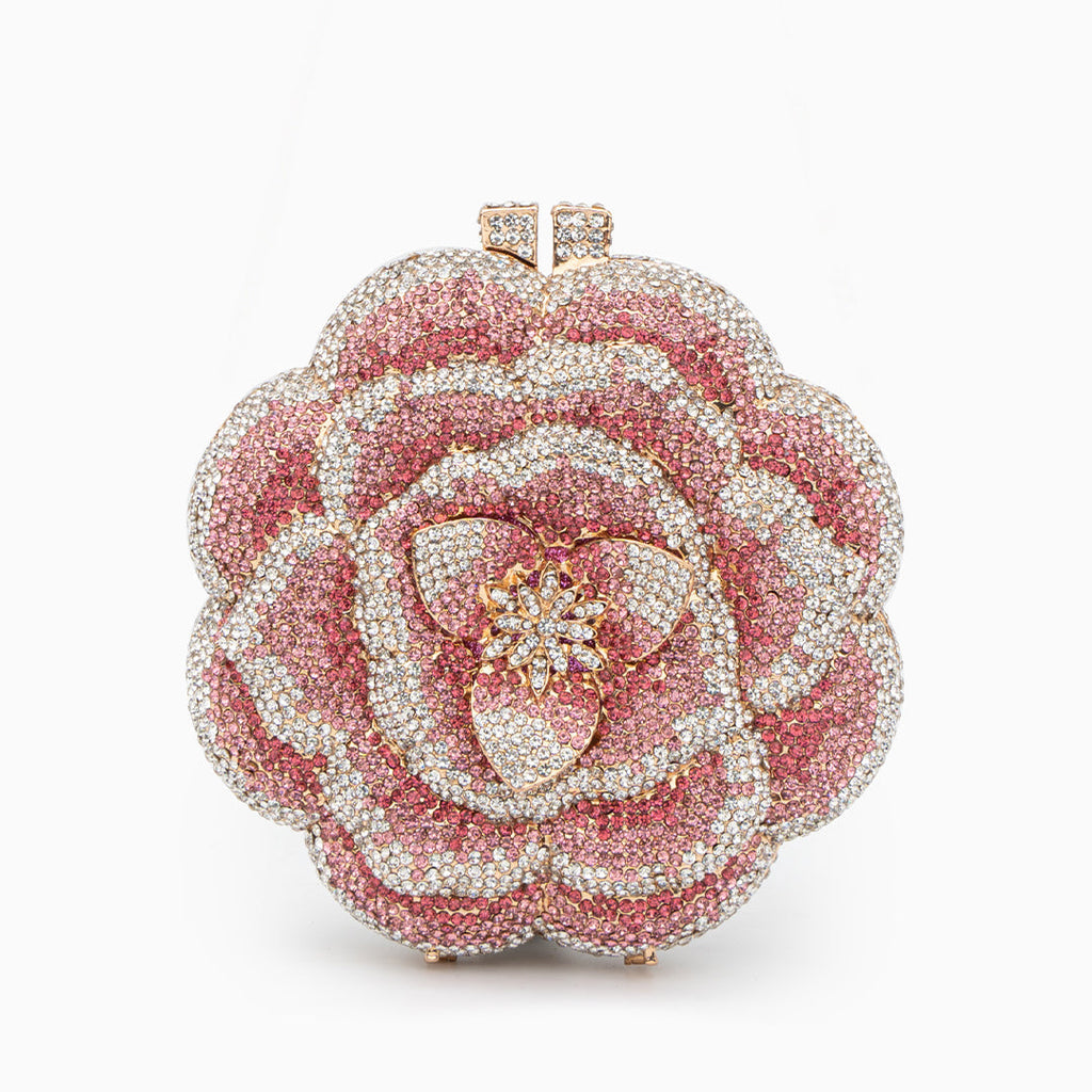 Jeline Çiçekli Clutch Çanta
