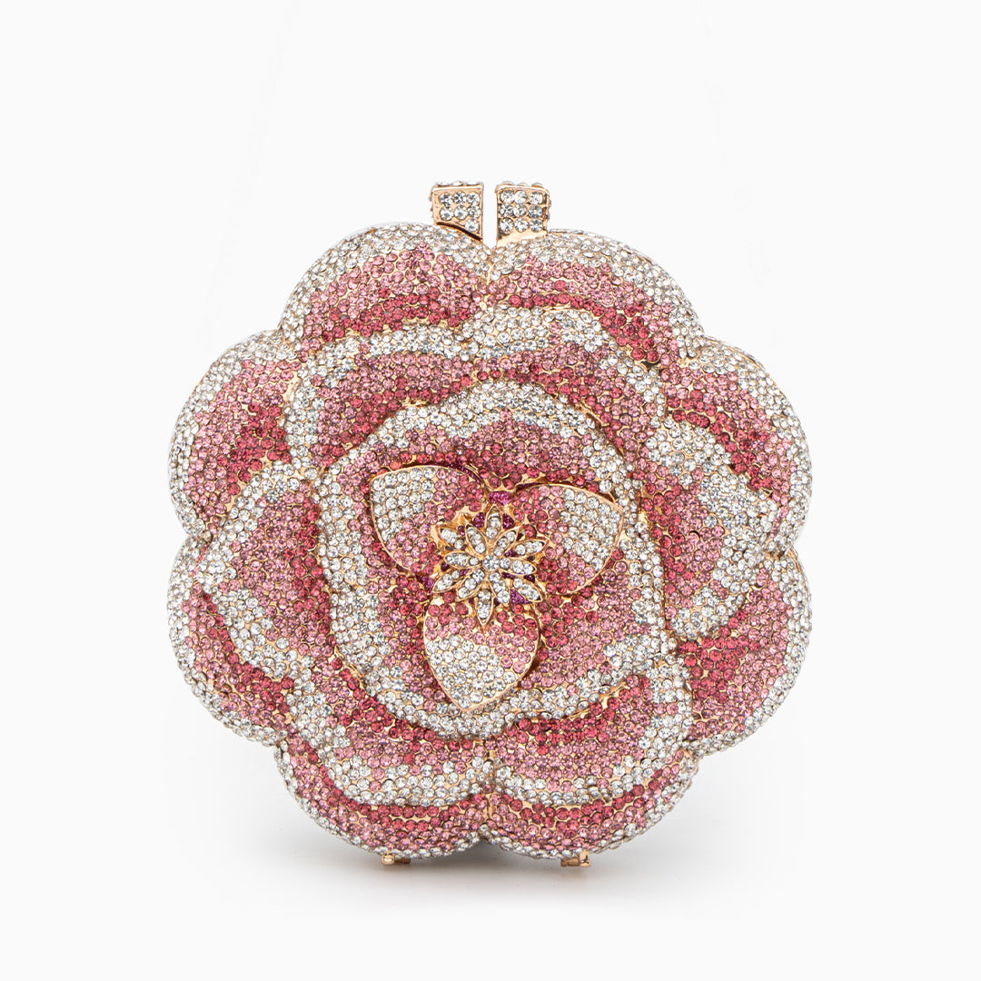 Jeline Çiçekli Clutch Çanta