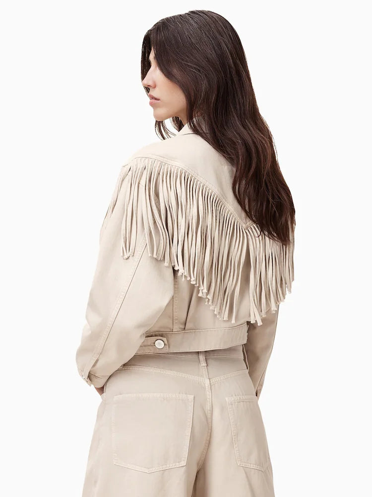 MARLENE SAÇAKLI DETAYLI CROPPED CEKET