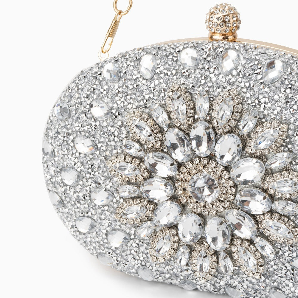 Colette Beyaz Clutch Çanta