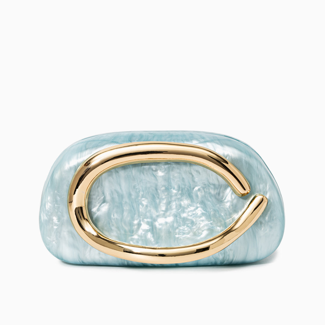 Dayja Mavi Clutch Çanta