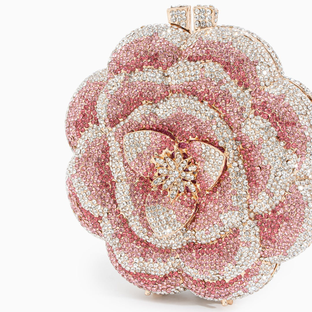 Jeline Çiçekli Clutch Çanta