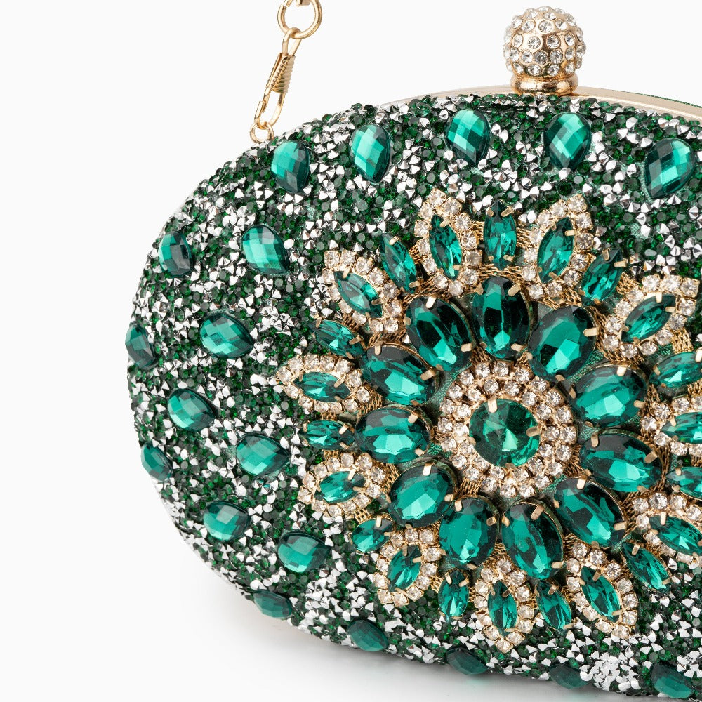 Colette Yeşil Clutch Çanta