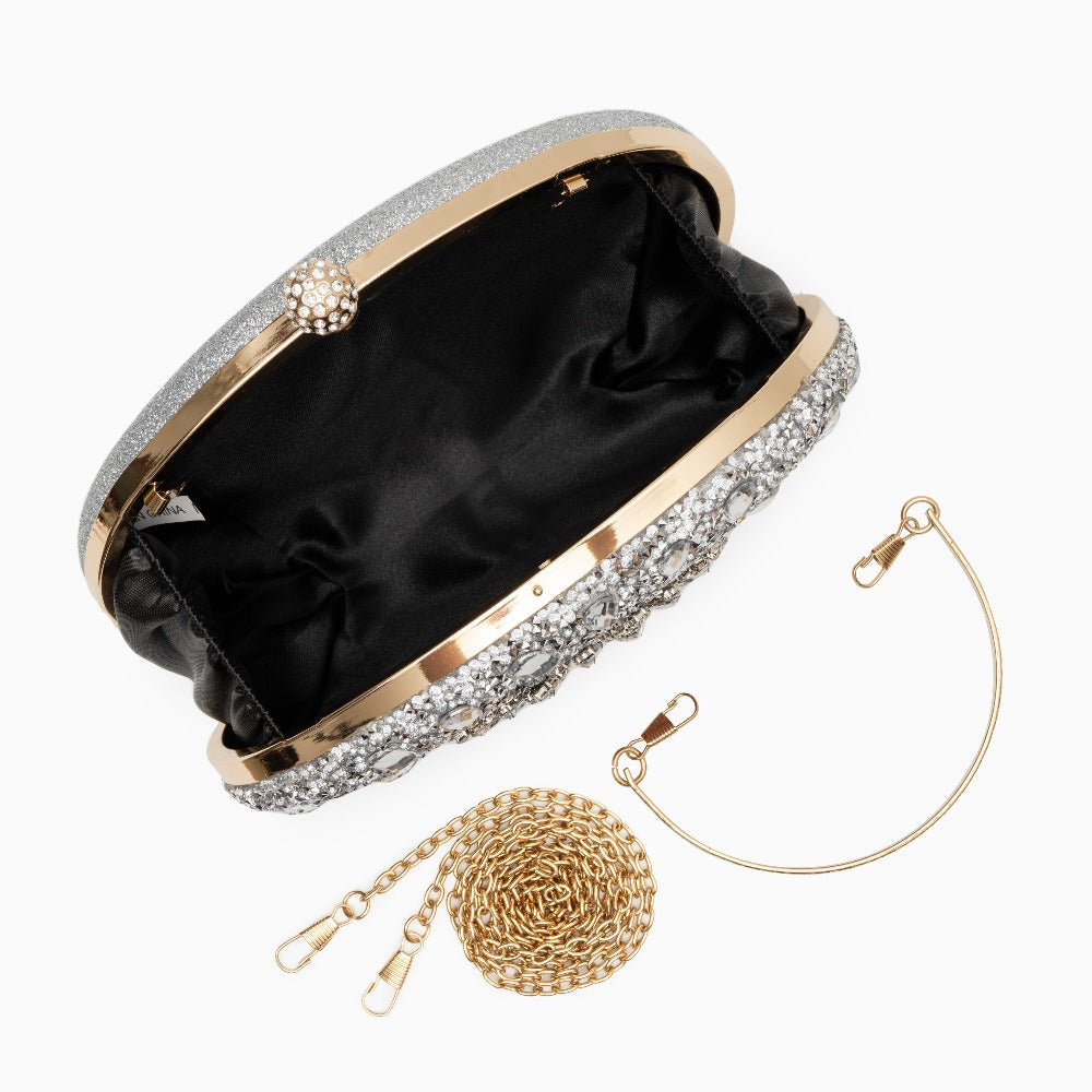 Colette Beyaz Clutch Çanta