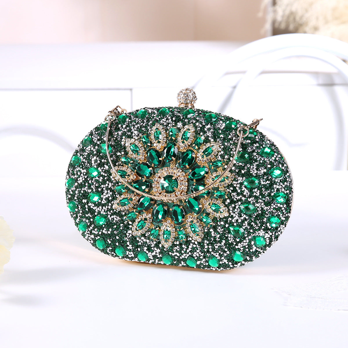 Colette Yeşil Clutch Çanta