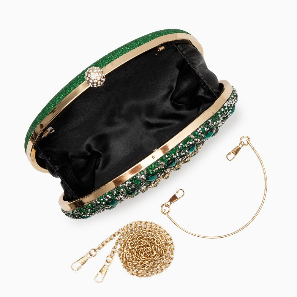 Colette Yeşil Clutch Çanta