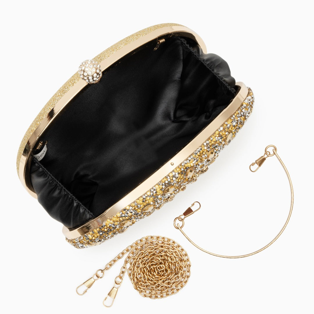 Colette Gold Clutch Çanta