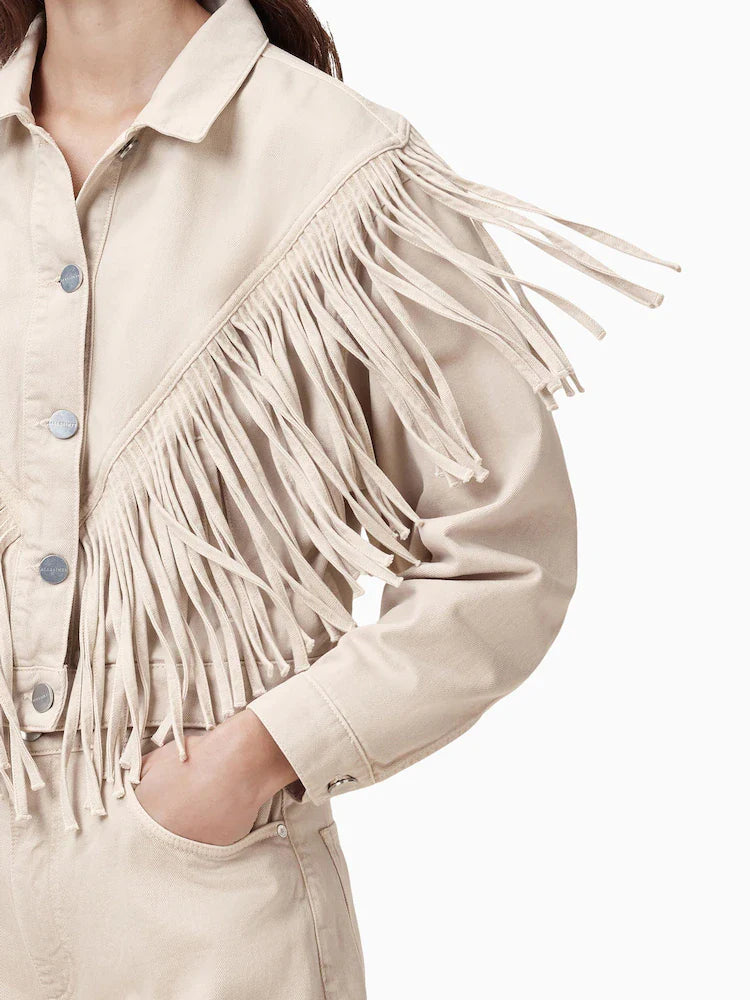 MARLENE SAÇAKLI DETAYLI CROPPED CEKET