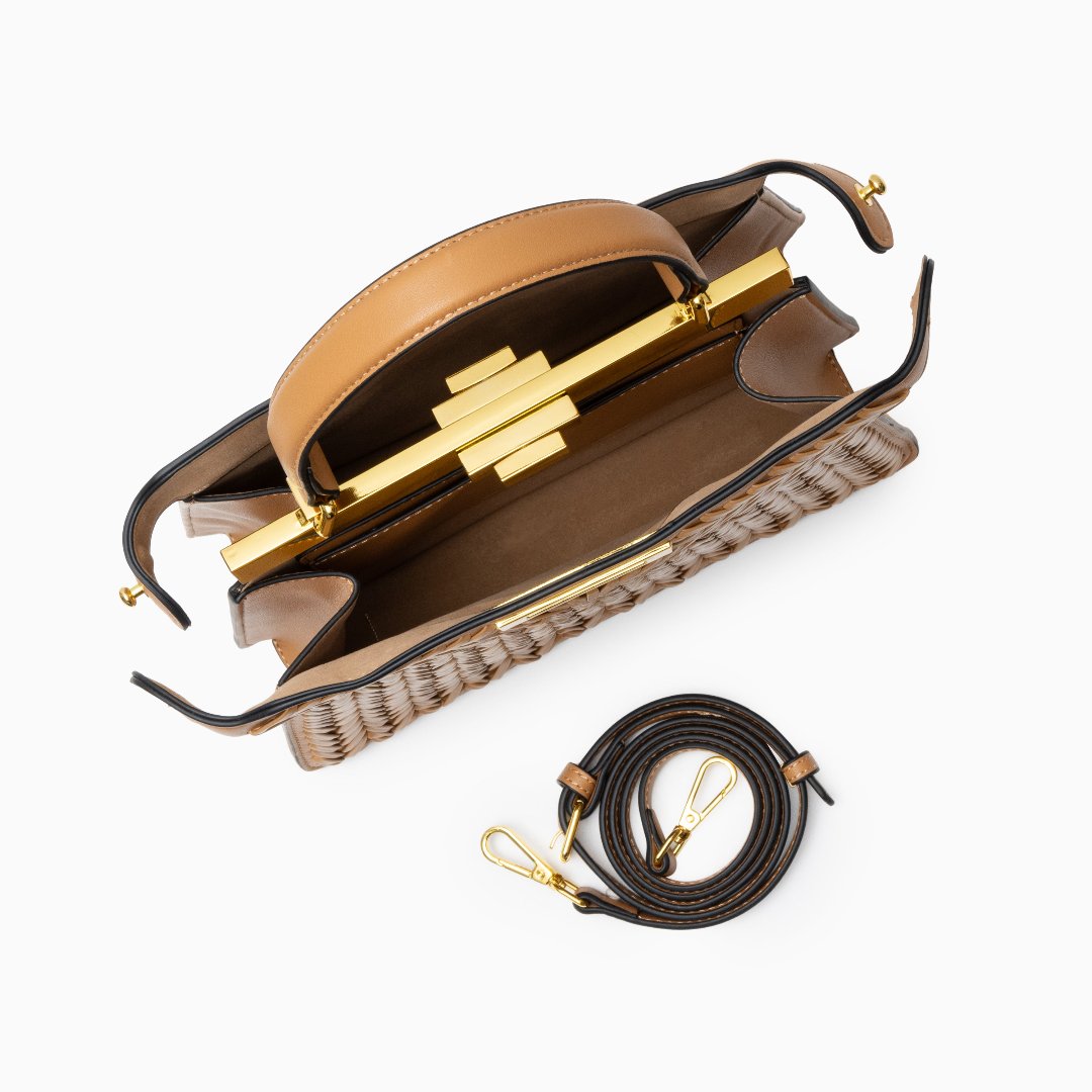 Dionne Bronz Dokuma Çanta