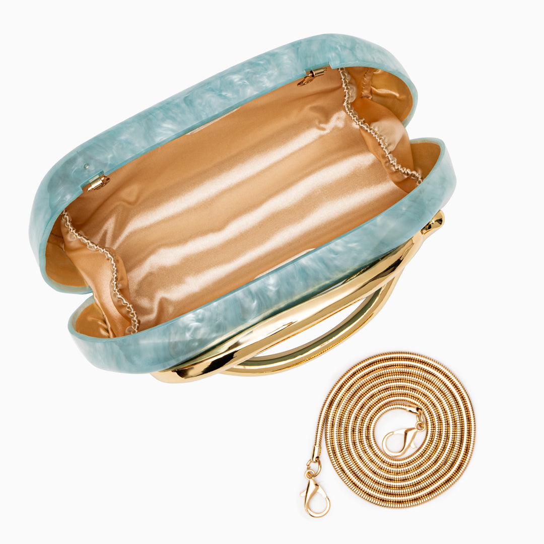 Dayja Mavi Clutch Çanta
