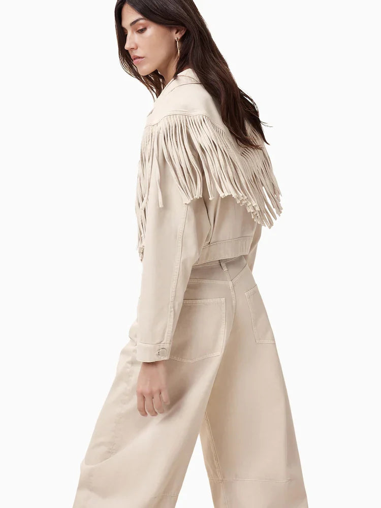 MARLENE SAÇAKLI DETAYLI CROPPED CEKET