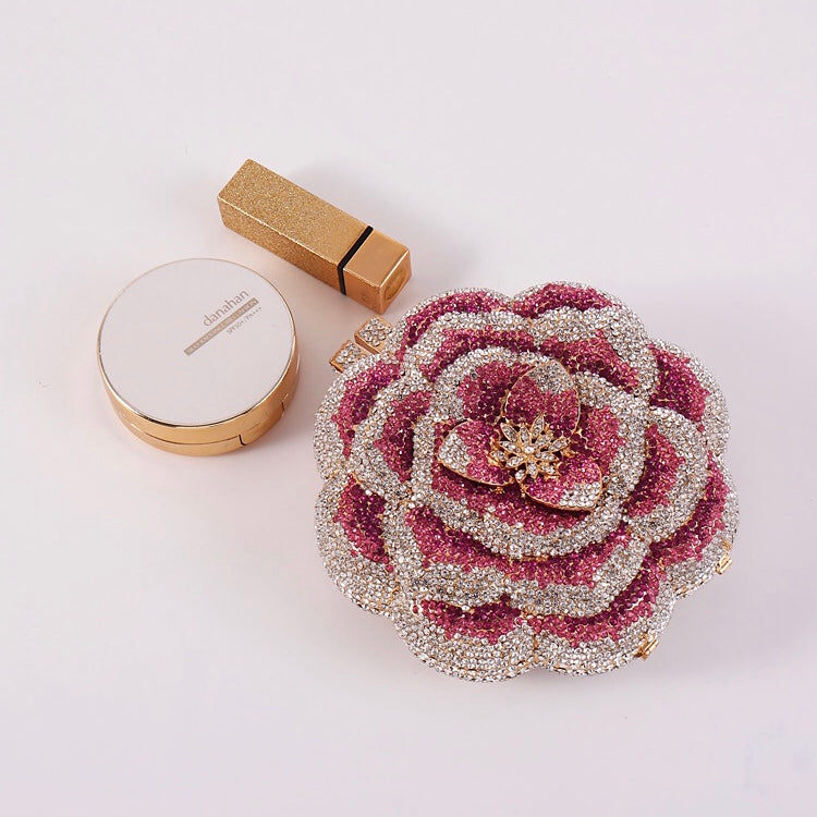 Jeline Çiçekli Clutch Çanta