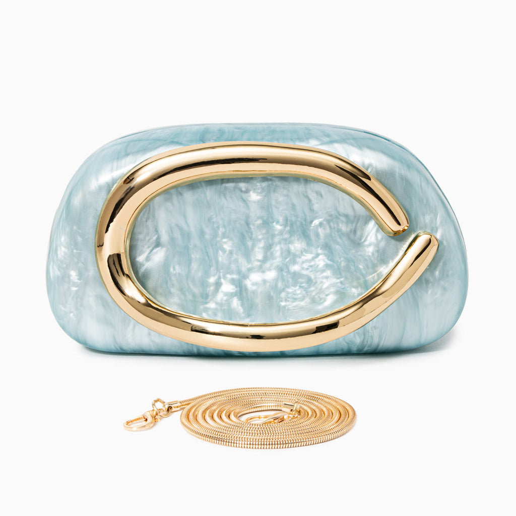 Dayja Mavi Clutch Çanta