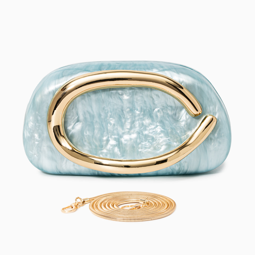 Dayja Mavi Clutch Çanta