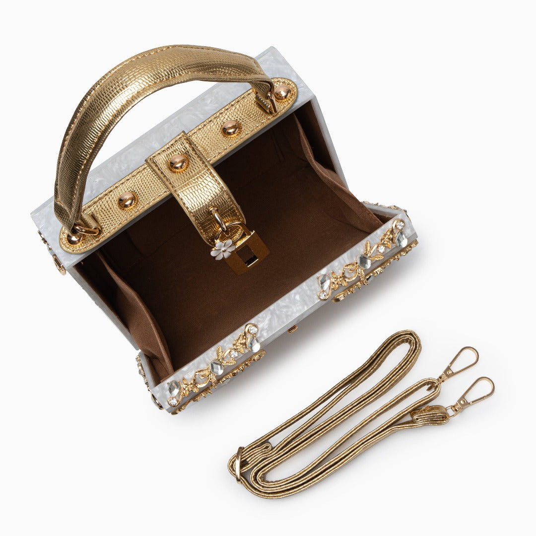 Acrylic Beyaz Çanta