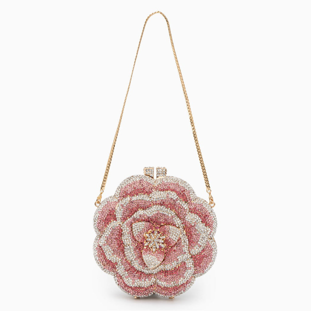 Jeline Çiçekli Clutch Çanta