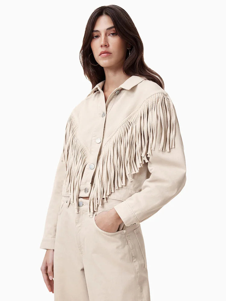 MARLENE SAÇAKLI DETAYLI CROPPED CEKET