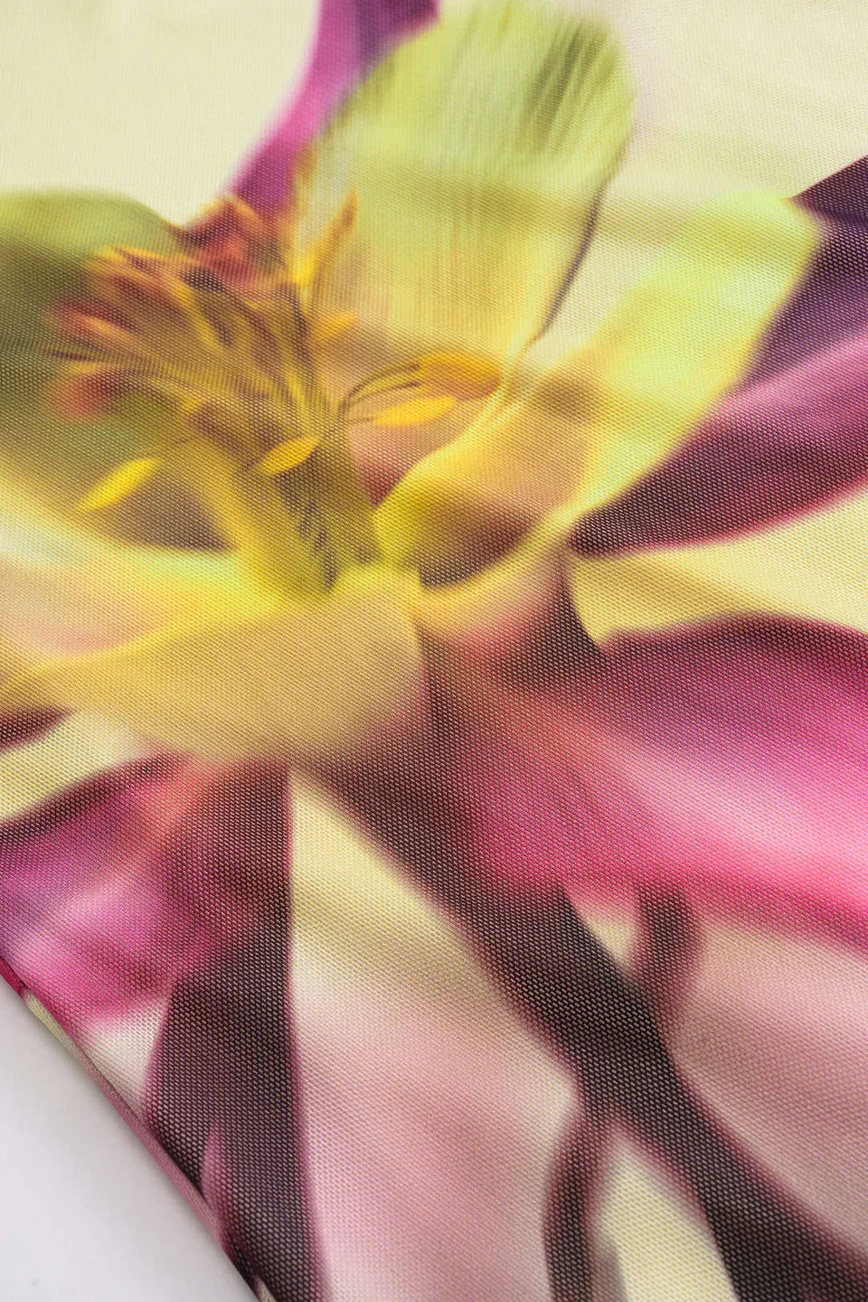 File Çiçek Desenli Slip Büstiyer Kolsuz Mini Elbise