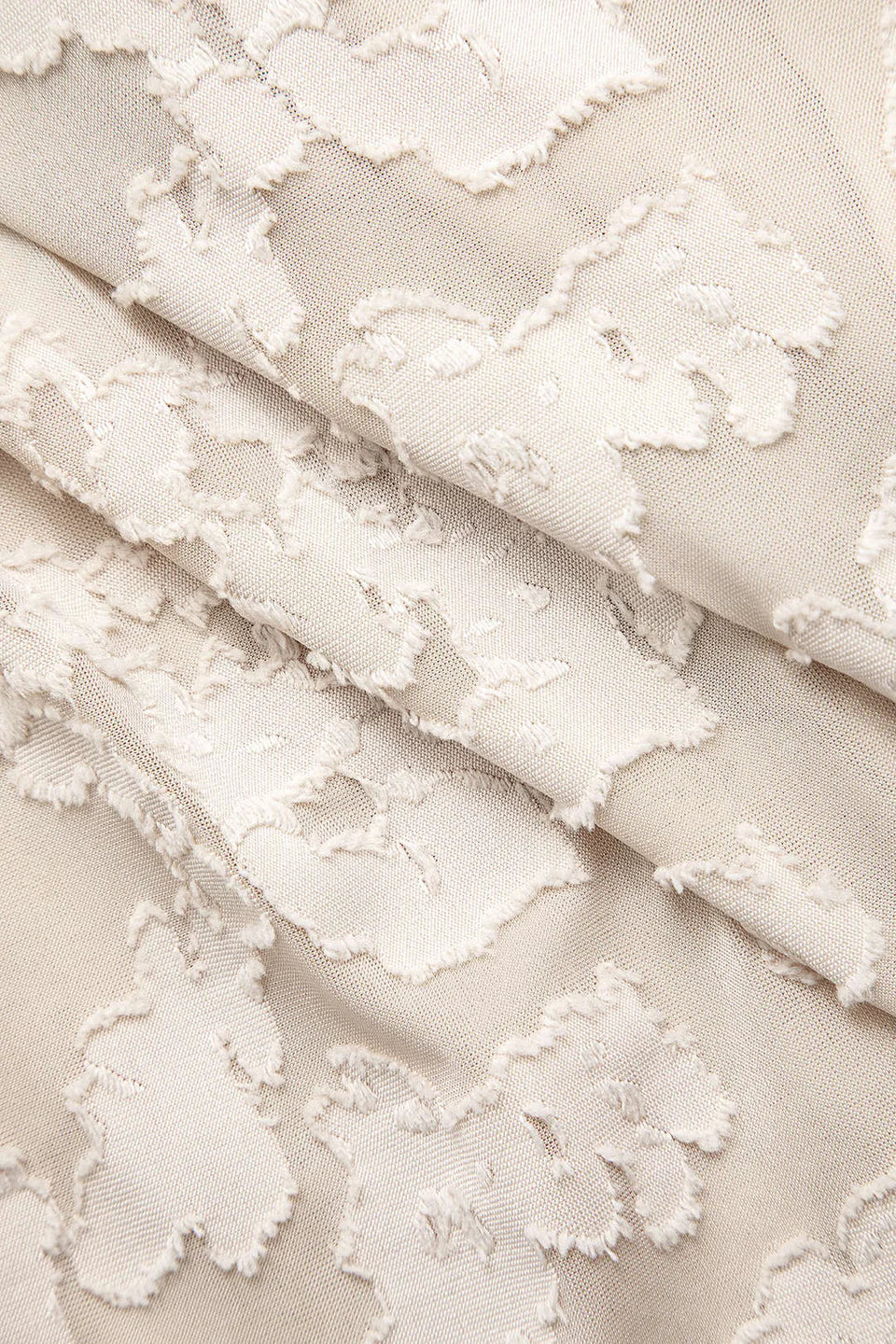 Çiçek Desenli Asimetrik Etek Ucu Kıvrımlı Denizkızı Kolsuz Midi Elbise