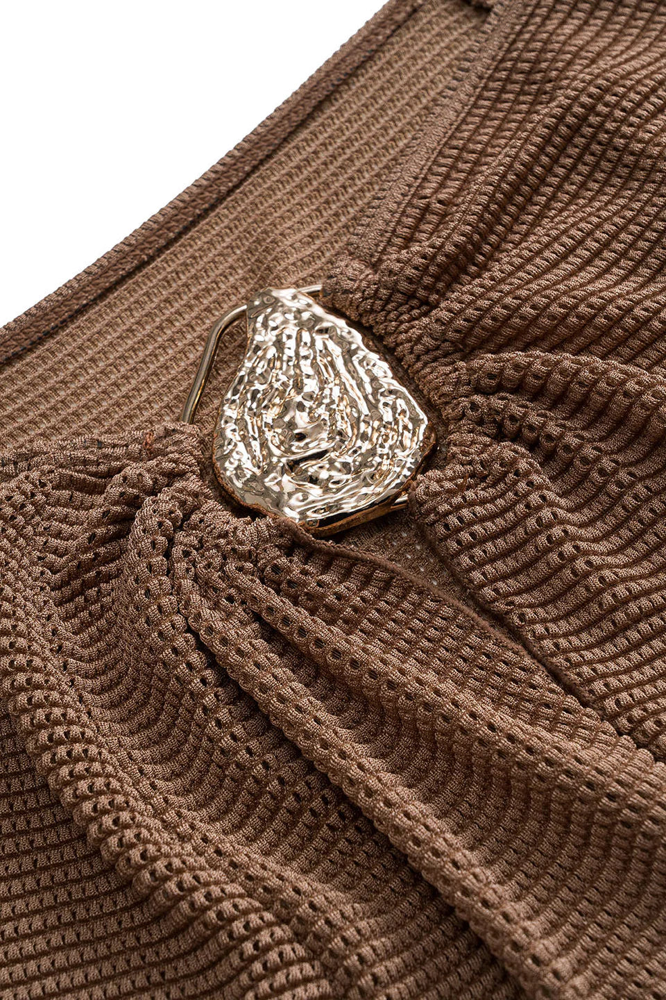 Metalik Dekor Bikini Ve Örtü Seti