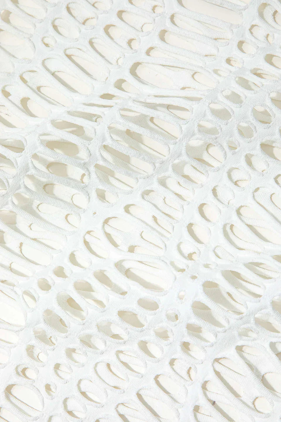 Dokulu Halter Yaka Bikini Ve Açık Örgü Üst Giyim Takımı