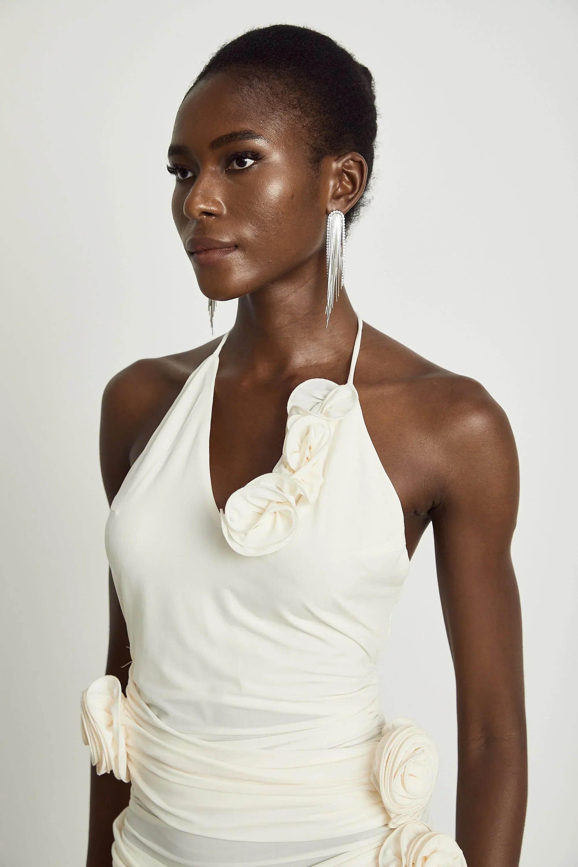 Renée süslemeli mini elbise