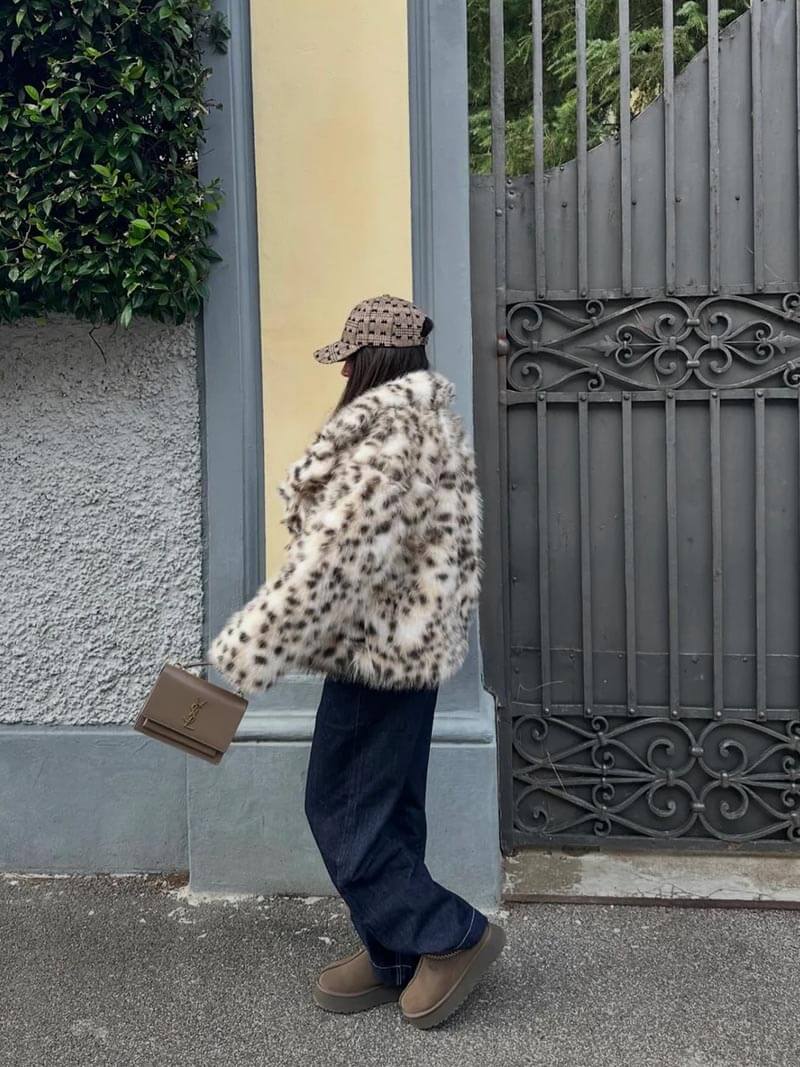 LEOPAR KÜRK CEKET