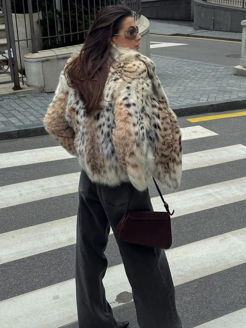 LEOPAR KÜRK CEKET